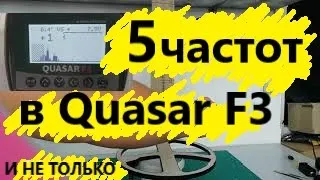 5 частот в одном датчике на Quasar F3