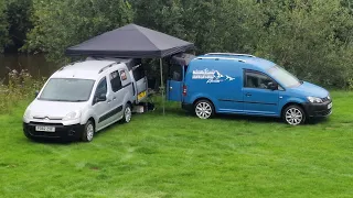 Micro-camper test VW caddy and Citroen Berlingo