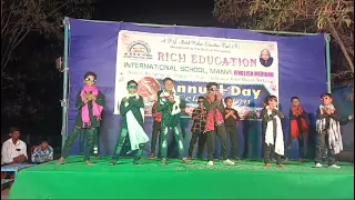 funny dance./5th ANNUAL DAY FUNCTION/ REI SCHOOL, MANVI.