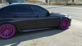 BMW M5 straight piped F10