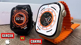 HK9 PRO Çakma APPLE Watch 8 vs Gerçek APPLE Watch 8