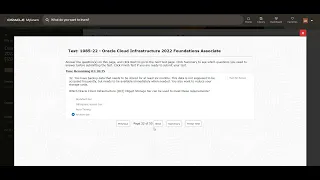 1Z0-1-085-22  Oracle Cloud Infrastructure 2022 Foundations Associate