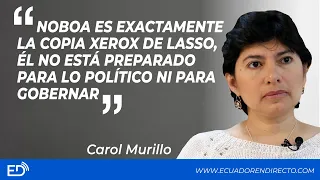 NOBOA es exactamente la COPIA Xerox de LASSO, el no está preparado para lo POLÍTICO ni para GOBERNAR