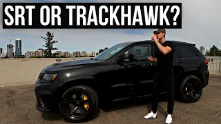 Is the Jeep Grand Cherokee SRT BETTER VALUE over the Trackhawk?