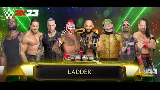 8 Man Money In The Bank Ladder Match WWE 2K23 Gameplay PS5