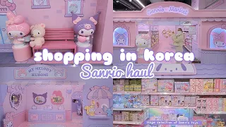 shopping in korea vlog 🇰🇷 sanrio haul, blindbox, toys & more 산리오 마켓