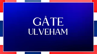 LYRICS / TEXT | GÅTE - ULVEHAM | EUROVISION NORWAY 2024