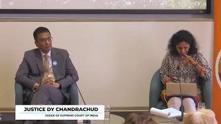 Justice DY Chandrachud answers tough questions related to Protection of Rights of Muslims in India