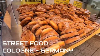 STREET FOOD, PRETZEL, CAKES AND GOURMET CHEESE IN COLOGNE - GERMANY #streetfood