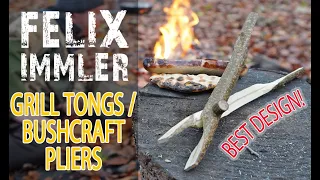 Best Bushcraft Pliers / Grill Tongs ever!! 💪🏼  Strong, precise, quick done...  👌🏼