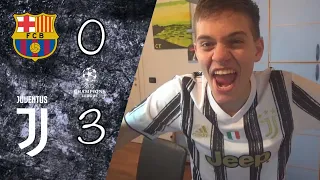 SURCLASSATI!!! LIVE REACTION BARCELLONA JUVENTUS 0-3