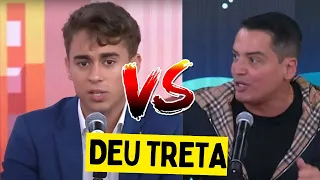 Nikolas ferreira destruindo  Leo Dias Victor Sarro e Marina Mantega no debate