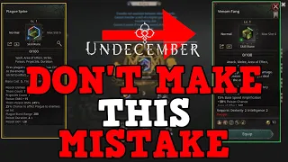 Undecember Skill Rune Crafting Avoid this Mistake!