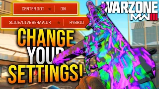 WARZONE: UPDATE Your SETTINGS! Huge GAMEPLAY UPDATE Completely Changes Gunfights! (WARZONE Settings)