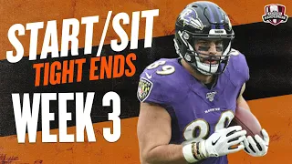 2021 Fantasy Football - MUST Start or Sit Week 3 Tight Ends -  Every Match Up!!!