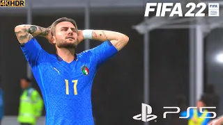 FIFA 22 - Italy vs England | UEFA Nations League Full Match (PS5) Gameplay [4K HDR 60FPS]