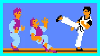 Kung Fu (NES) video game port | 5-floor x2 (2 loops) session for 1 Player 🎮