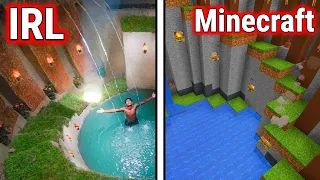 I Built The Most Modern Underground Swimming Pool In Minecraft