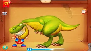 FUNNY DINOSAUR vs Buddy | Kick The Buddy