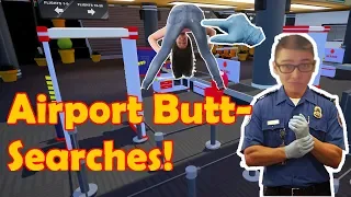 VR Airport Security Guard - Touching Boobies For Free
