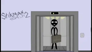 Stickman Escape Lift- 2 : Funny Escape Simulation (by hantingting) Android Gameplay.