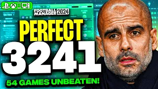 Pep's PERFECT 3-2-4-1 FM24 Tactic! | 54 Games UNBEATEN!