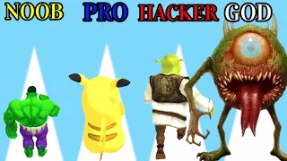 NOOB vs PRO vs HACKER vs GOD in Monster Collection