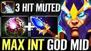 🔥 SILENCER MID Octarine + Aghanim — Glaives of Wisdom 3 HIT Silence MAX INTEL Stolen Dota 2 Pro