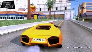 2008 Lamborghini Reventon FBI - GTA San Andreas 2160p / 🔥 4K / 60FPS 🔥 _REVIEW