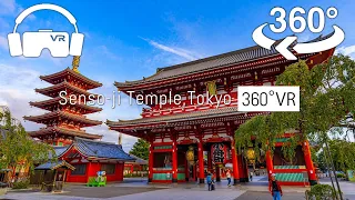 【 Japan-VR video】Senso-ji Temple, Asakusa Kaminarimon,Tokyo 浅草寺 walking [ September ver. ]