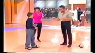 Jean-Claude Van Damme | Sparring with a kid Live on TV Show