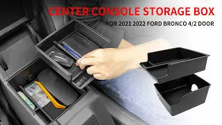 2021 2022 2023 Ford Bronco 2/4 Door Center Console Storage Box Demo Video