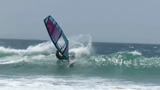 WINDSURF WAVE session in BOLONIA (RAW) May 2022 - Miguel Chapuis & friends