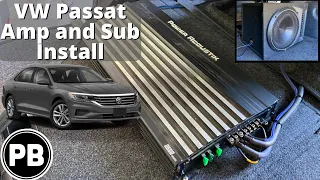 2015 - 2023 VW Passat Amp and Sub Install