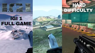 IGI 1 FULL Game Walkthrough Hard Difficulty - All Mission