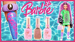 How To Create Barbie's Pool House Nail Design with Gel Polish