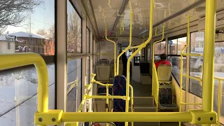 Трамвай 71-407-01 №303 по маршруту 1 (г. Новочеркасск)