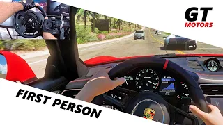 Porsche 911 Speedster First Person (POV) Test Drive | Forza Horizon 5 (Steering Wheel + Shifter)