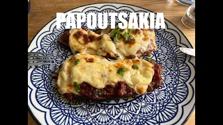 Delicious Vegetarian Papoutsakia Recipe: Greek Flavors Reimagined!   4K