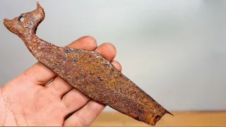 Restoration of a 106-Year-Old very Rusty Pocket Knife