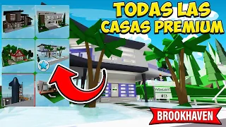 TODAS LAS CASAS PREMIUM de BROOKHAVEN en UN VÍDEO! ⭐🏡 - Roblox YoSoyLoki