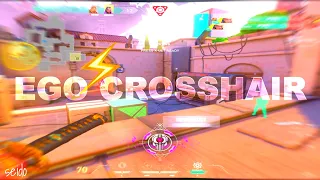this crosshair 𝙗𝙤𝙤𝙨𝙩𝙨 your ego by 267% in every game