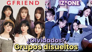 Grupos que se separaron y han sido olvidados. IZ*ONE, CLC, NU´EST, GFRIEND. ¿Los recuerdas?