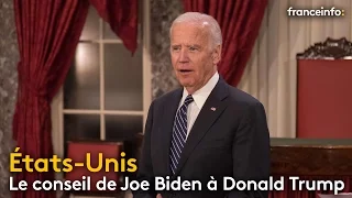 Joe Biden conseille à Donald Trump d'être enfin "un adulte" - franceinfo: