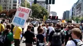 Bildungsstreik 2009 Berlin 17.06.2009 - 08 Friedrichstraße Reiht EUCH in die DEMO ein