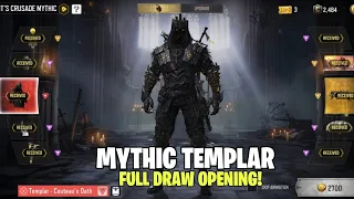 😍 Mythic Templar Full Draw CODM | Buying Full Knight's Crusade Mythic Drop COD Mobile