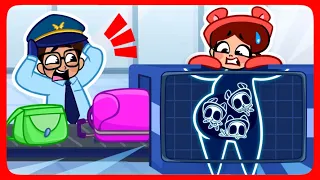 X-Ray In The Airport Rules Song ✈ Funny Kids Stories 🤩 And Nursery Rhymes by Doo Bee Doo Kids