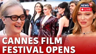 Cannes Film Festival 2024 LIVE | Cannes Film Festival Red Carpet LIVE | Meryl Streep, Greta Gerwig