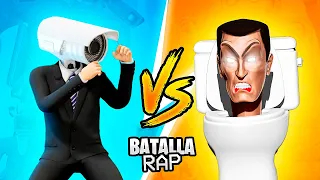 SKIBIDI TOILETS VS HOMBRES CAMARA !😱 BATALLA de RAP de SKIBIDI TOILET en ESPAÑOL 😱 AleROFL