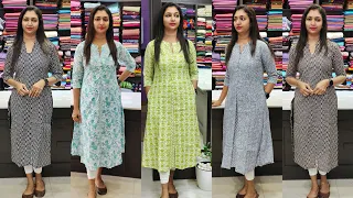 COTTON KURTIS COLLECTIONS || 𝐕𝐈𝐃𝐄𝐎#2679 || 𝐆𝐋𝐈𝐓𝐙𝐈𝐍𝐃𝐈𝐀 FASHIONS